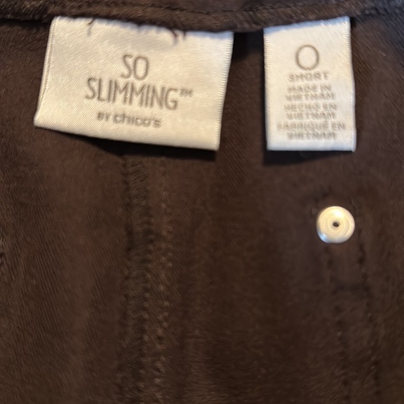 So Sliming by Chico’s Pull-on Pants Brown Size 0 (Small) - Picture 6 of 6